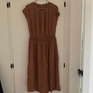 Everlane Terra Cotta Midi Dress